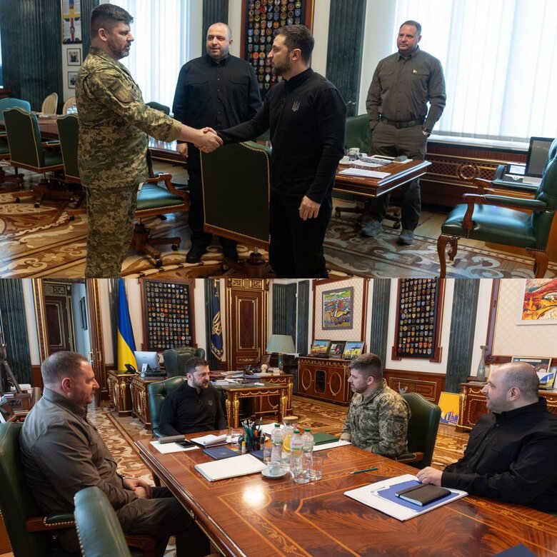 Zelenskyy's meeting with Umerov and Hnatov