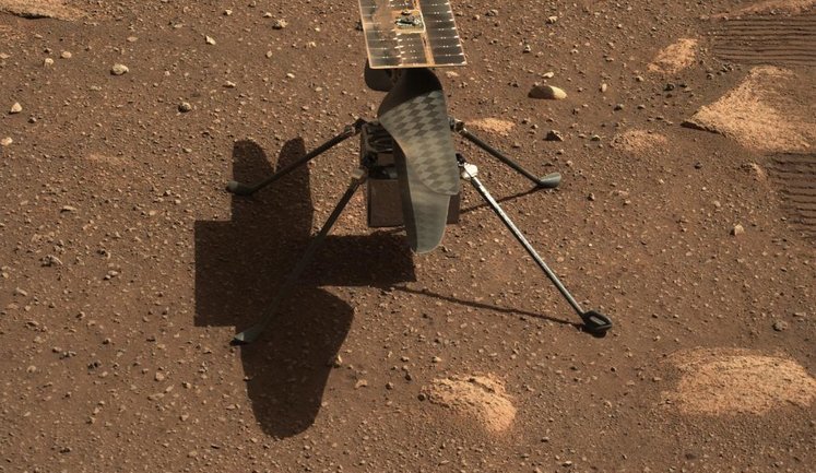 NASA успешно провело первый полет вертолета на Марсе. ВИДЕО