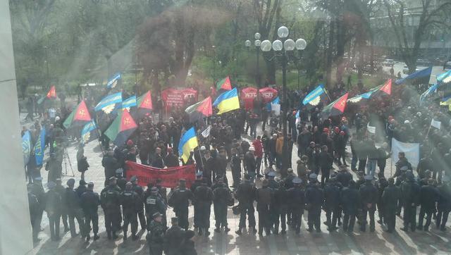 митинг шахтеров