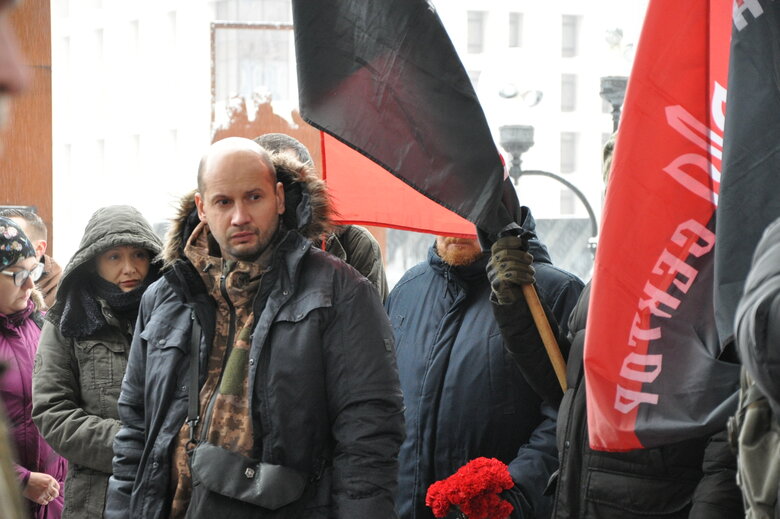 Із колишнім речником Правого сектору Артемом Скоропадським попрощалися у Києві 11