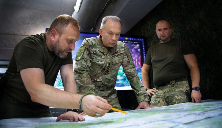 Обстановка в районе Ямполя стабилизирована, продолжается ликвидация остатков диверсионных групп, - Сырский. ФОТОРЕПОРТАЖ