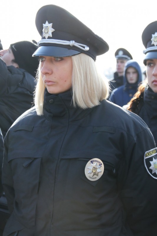 чернигов полиция присяга патрульная патрульные