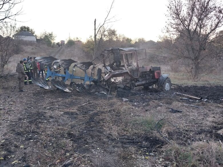 На Харківщині внаслідок підриву на міні загинув тракторист, - ДСНС 01
