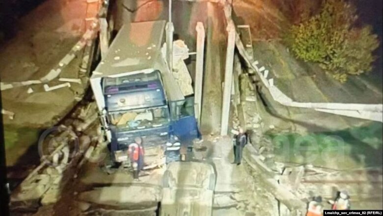 В окупованому Криму обвалився міст на дорозі Джанкой - Маслово