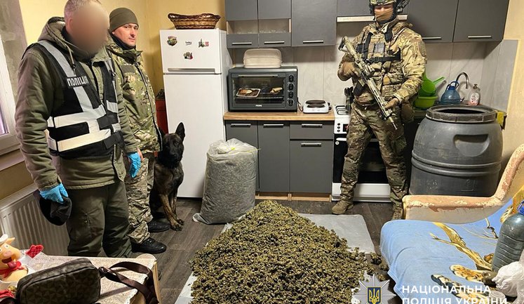 Полицейские ликвидировали нарколабораторию и изъяли каннабиса на сумму более 9 миллионов гривен. ФОТОрепортаж