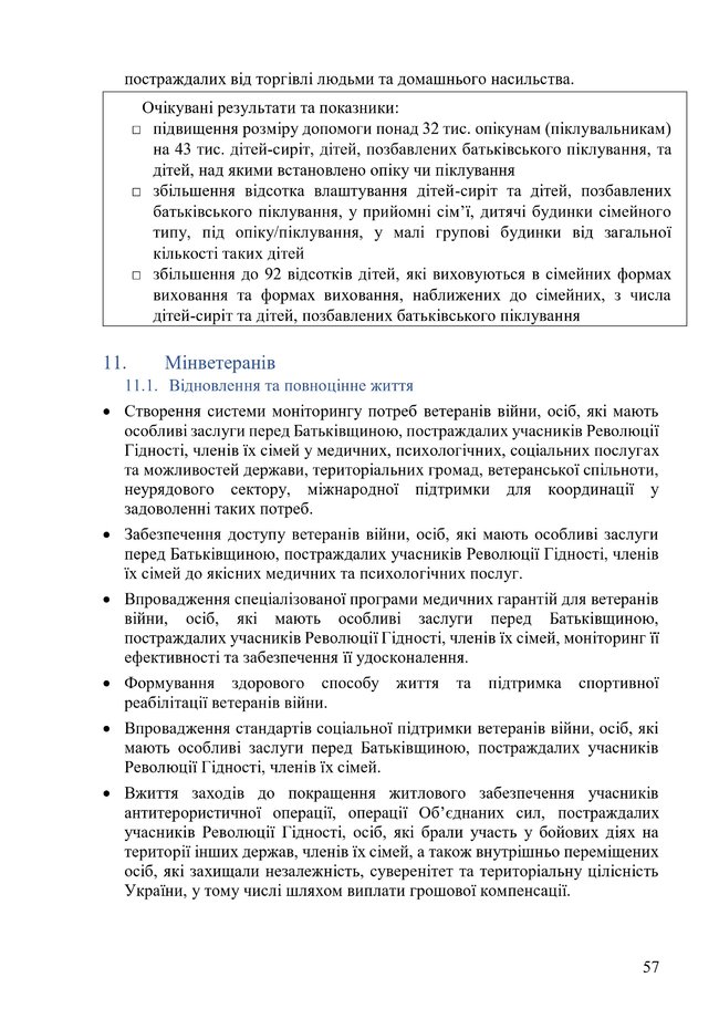 Кабмін опублікував новий проєкт програми своєї діяльності 57