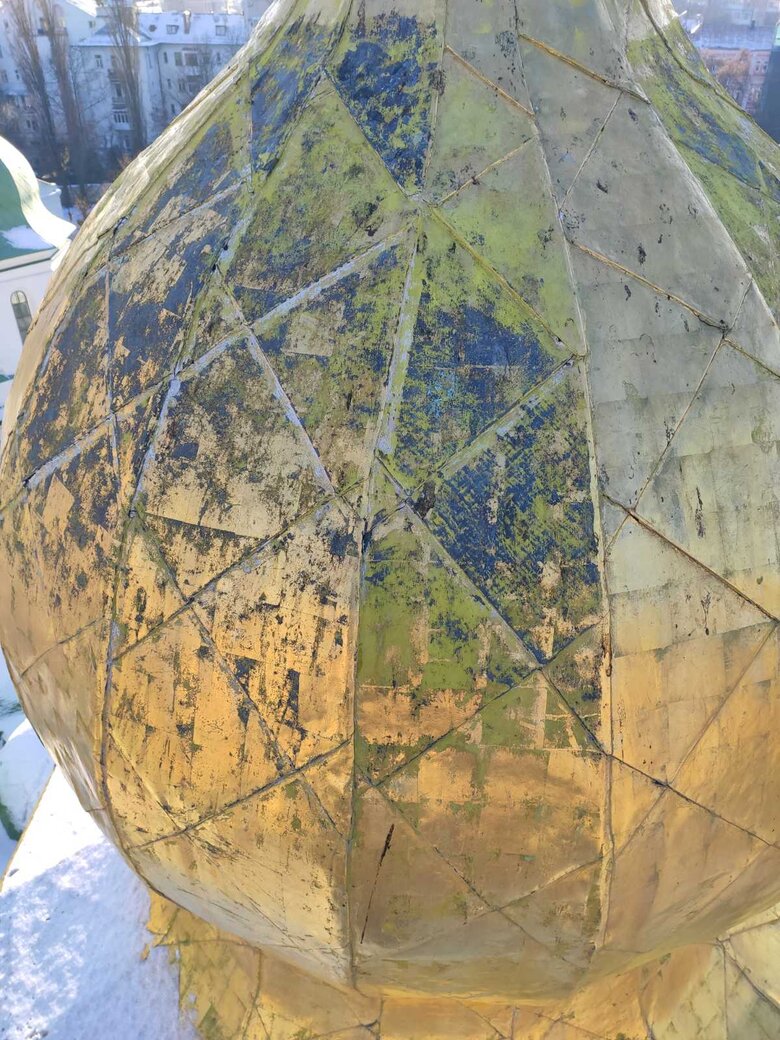 Роботи з реставрації куполів розраховані на 5 років, більшість з них будуть виконані після закінчення воєнного стану, - заповідник Софія Київська 04