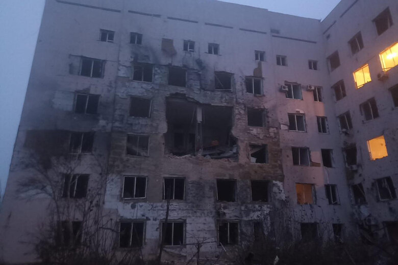 Удар по онкоцентру в Херсоні