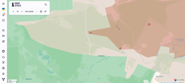 Ямполь карта