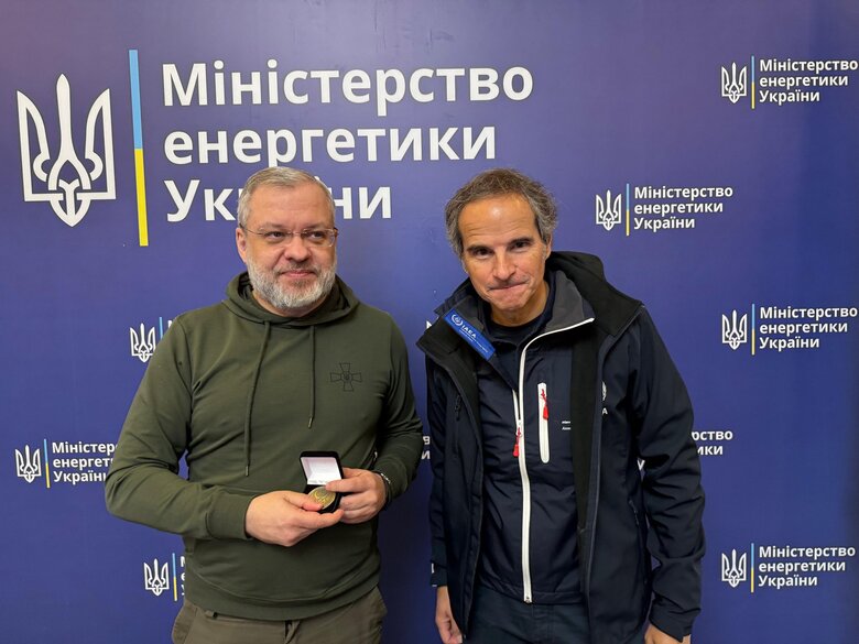 Рафаель Гроссі та Герман Галущенко