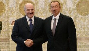 Олександр Лукашенко та президент Азербайджану Ільгам Алієв