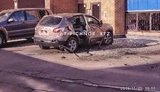 На парковке одного из домов Харькова взорвался автомобиль. ВИДЕО+ФОТО