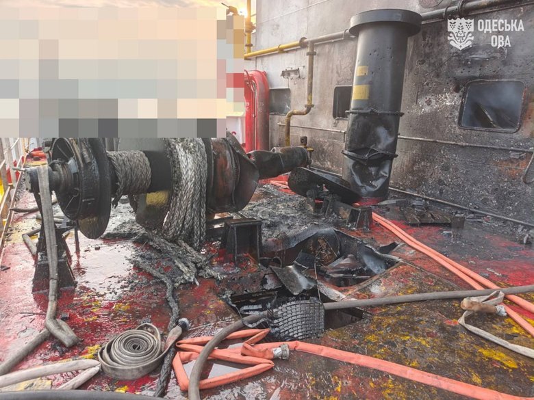 РФ знову атакувала цивільне судно у Чорному морі