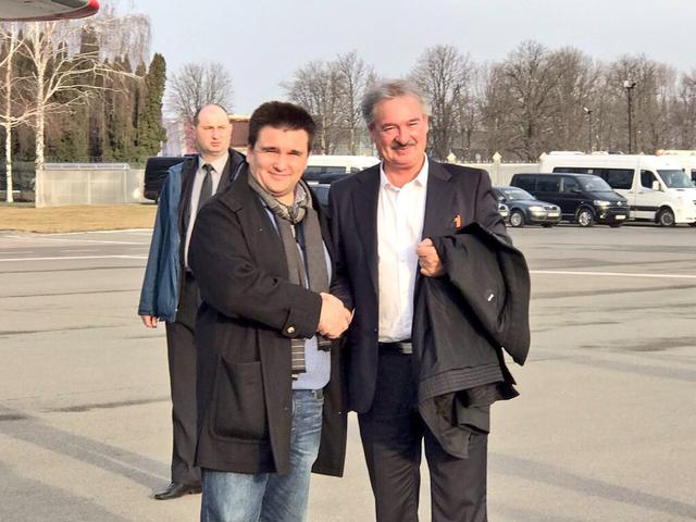 Luxembourg FM Asselborn visits Donbas 02