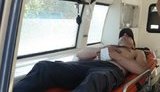 На КПВВ "Гнутово" пограничники оказали помощь мужчине, раненому при побеге с блокпоста наемников РФ. ФОТО