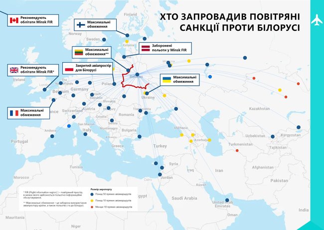 Ukraine closes skies to Belarusian-registered aircraft 01