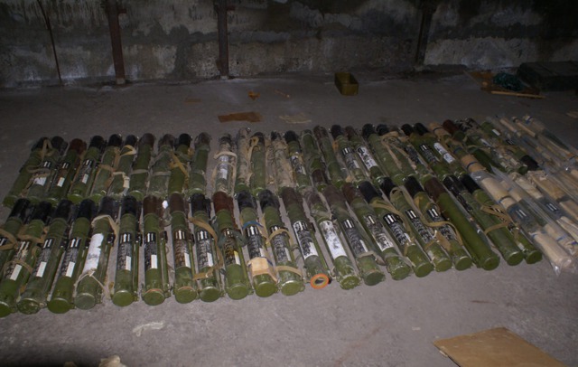 Huge arms cache found at Zaporizhia city area 07