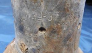 Russian bomb component found on site of deadly gas attack in Syria, Bellingcat founder Higgins says. PHOTOS