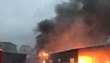 У Святошинському районі Києва горить 1500 кв.м складських приміщень, - ДСНС. ВІДЕО+ФОТОрепортаж