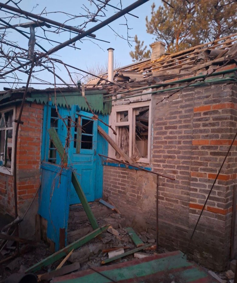 Shelling of Donetsk region on 12 March