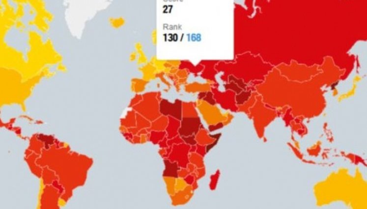 Украина более коррумпированная, чем Беларусь и Россия, - Transparency International
