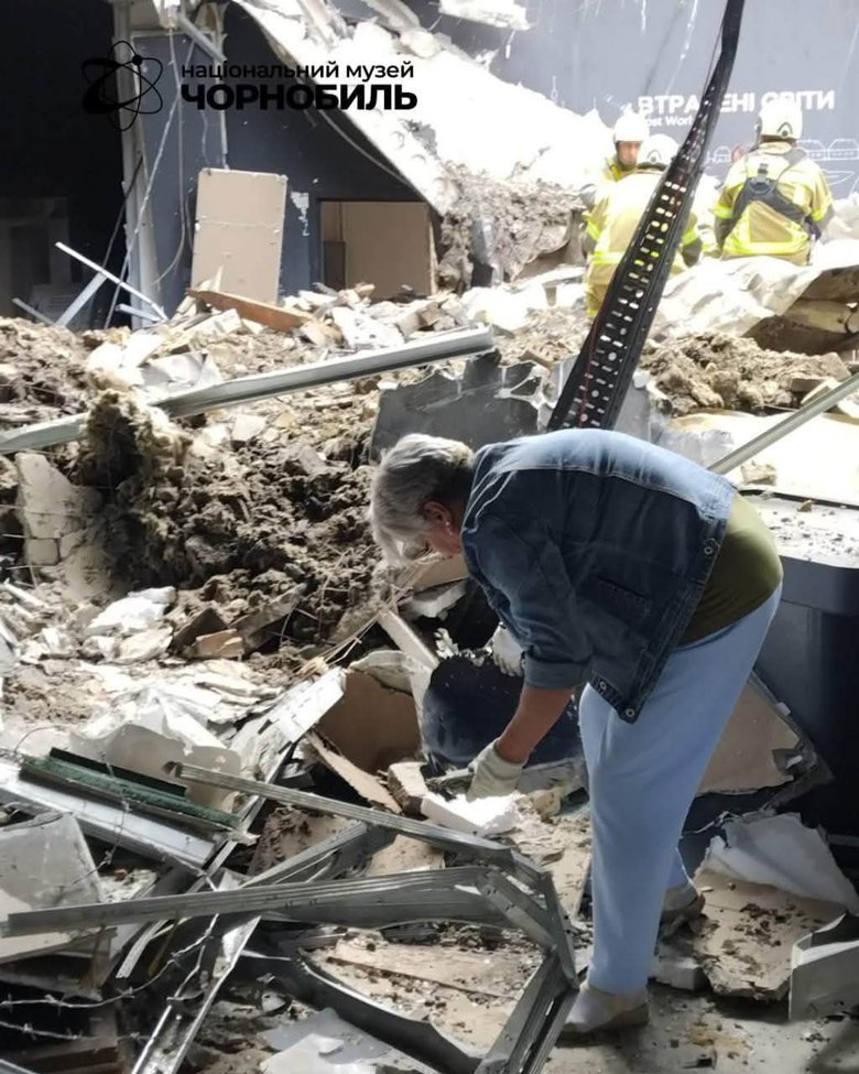 Strike on the Chernobyl Museum: rubble clearance continues, search for exhibits underway