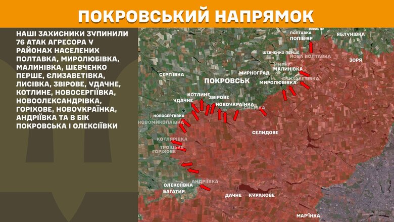 Карта боевых действий