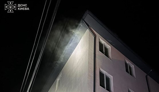 Debris from ’Shahed’ fell onto roof of building in Dniprovskyi district of Kyiv: no fire (updated). PHOTOS