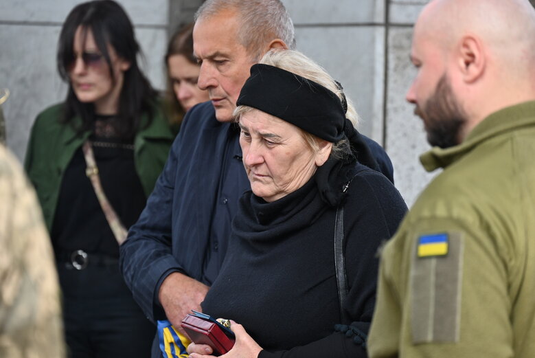 У Києві попрощалися з командиром роти стрілецького батальйону Олександром Пастухом (Добрим), який загинув у бою проти рашистів на Луганщині 18