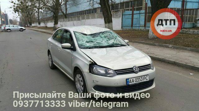 Водитель легковушки сбил велосипедистку в столице 01
