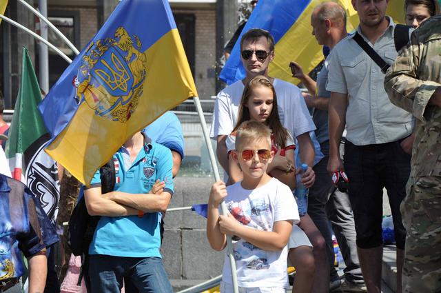 Ukrainian soldiers celebrated Day of Ichkeria victory over Russian occupants in Grozny 09