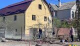 Private houses damaged in Zhytomyr due to drone attack