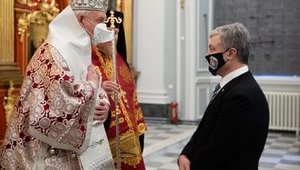 В Андріївській церкві відбулося перше після реставрації урочисте богослужіння. ФОТОрепортаж