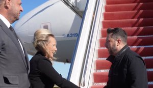 Зеленський прибув із візитом до США: завтра запланована зустріч з Трампом. ВIДЕО