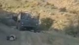 Азербайджанский спецназ уничтожил из засады КамАЗ с армянскими военными. ВИДЕО 18+