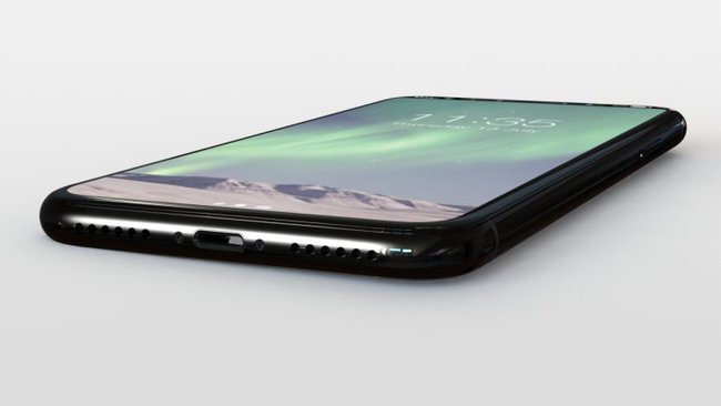 Новый iPhone 8 получит скругленный экран со служебной панелью 04