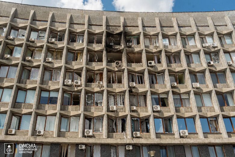 Сумська ОВА після атаки дрона