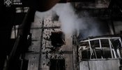 Киев после обстрела