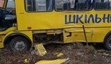 Шкільний автобус зіткнувся з вантажівкою на Львівщині: травмовано 10 осіб, з них 9 - діти. ФОТО