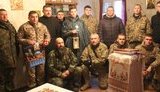 Пластуни привезли Вифлеємський вогонь у зону проведення АТО. ФОТО