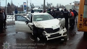 В Луцке водитель сбил школьника и пытался сбежать: ребенок в коме. ФОТОрепортаж