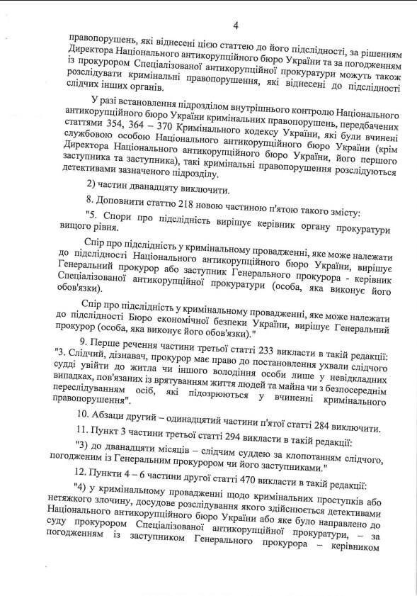 Ініційований Зеленським законопроєкт щодо НАБУ та САП