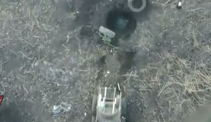 Бійці 71-ї бригади за допомогою НРК нашпигували вибухівкою газову трубу, якою намагалися пролізти рашисти. ВIДЕО