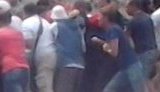 "Братки" застройщика под защитой "Беркута" проводят технику на незаконную стройку "Печерского бастиона". ВИДЕО