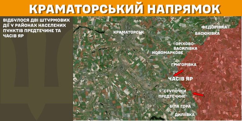 Мапи бойових дій на 2 лютого