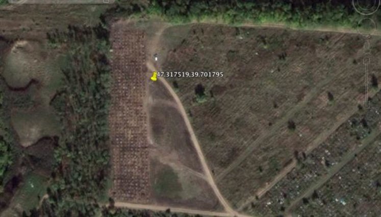 New cemetery with hundreds of graves of unknown Russian fighters appeared in Rostov. PHOTOS