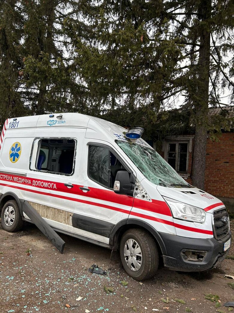 Обстріл пункту швидкої на Харківщині