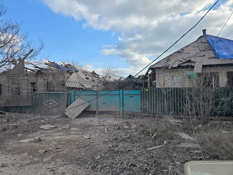 Consequences of the shelling of Donetsk region on 1 April 2025