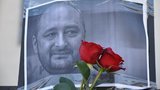 Activists bring Babchenko’s pictures to Kyiv-based Russian embassy "for him to keep haunting them even from hereafter". VIDEO&PHOTOS