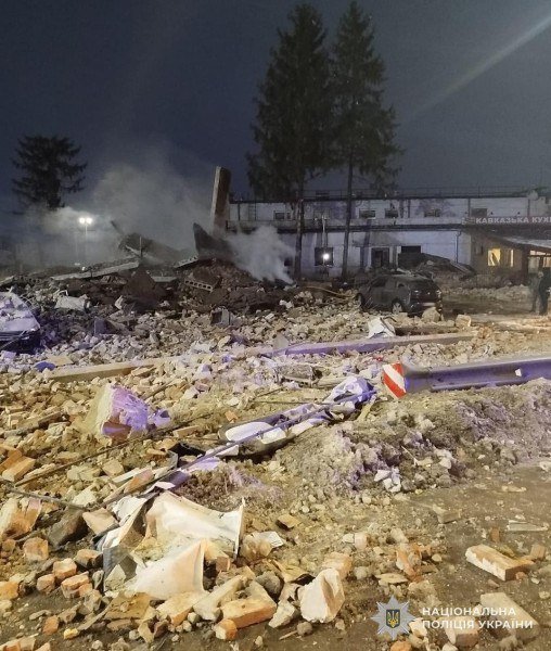 Взрыв газа на СТО во Львовской области